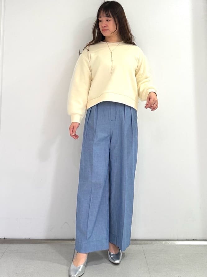 miさんの「Reflect｜チュールレイヤードスリーブプルオーバー」を使ったコーディネート