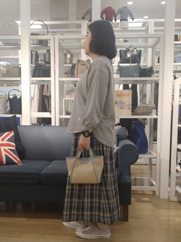 kaiさんの「Dessin｜【360度可愛い・洗える】バックヘンリーカットソー」を使ったコーディネート