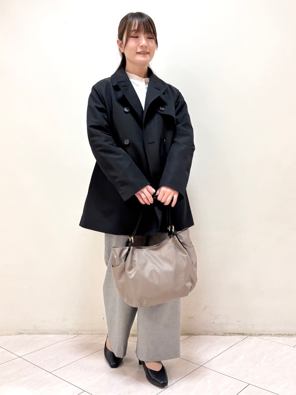 mikiさんの「Reflect｜【オン・オフ着回しやすい◎】ダブルブレストジャケット」を使ったコーディネート