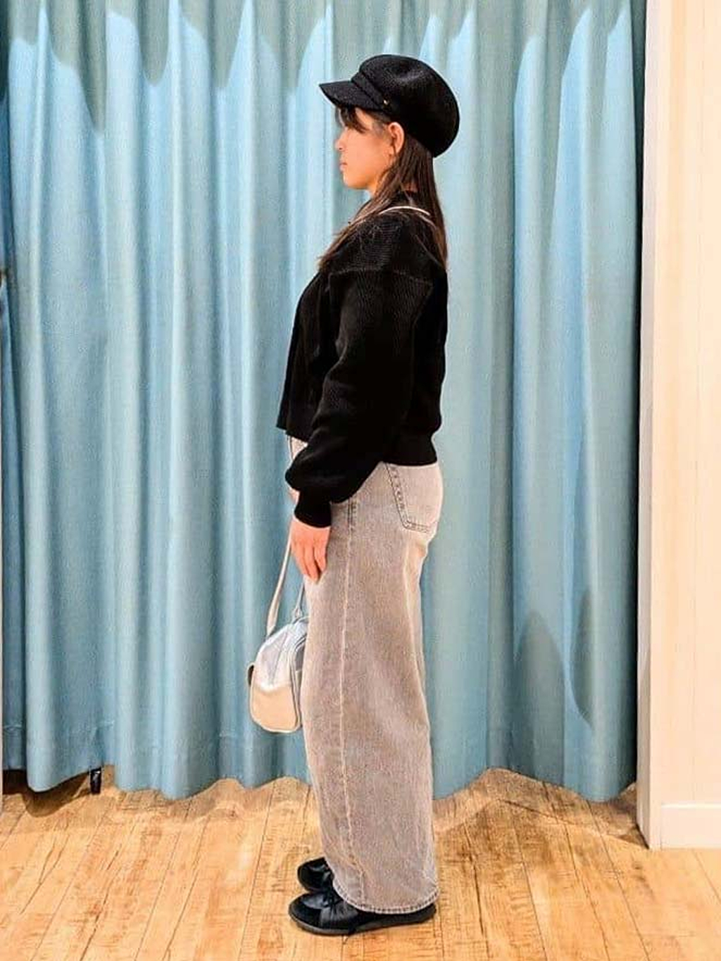 Miさんの「SHOO･LA･RUE｜襟付きレース風カーディガン」を使ったコーディネート