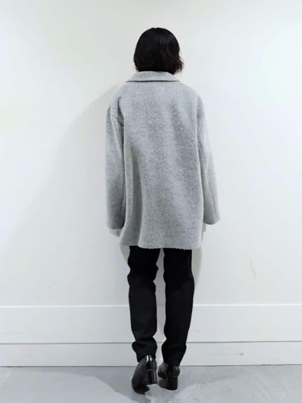 ミズタさんの「UNTITLED｜【エレガントジャケット/アウター】イタリアンシャギーPコート」を使ったコーディネート