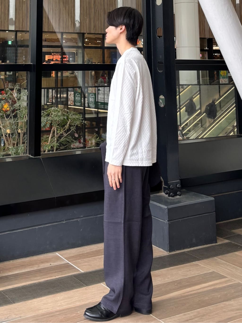 うらしーさんの「THE SHOP TK｜【LINO FINE】リネンライク テーラードジャケット 吸水速乾/イージーケア/UVカット/洗濯機」を使ったコーディネート