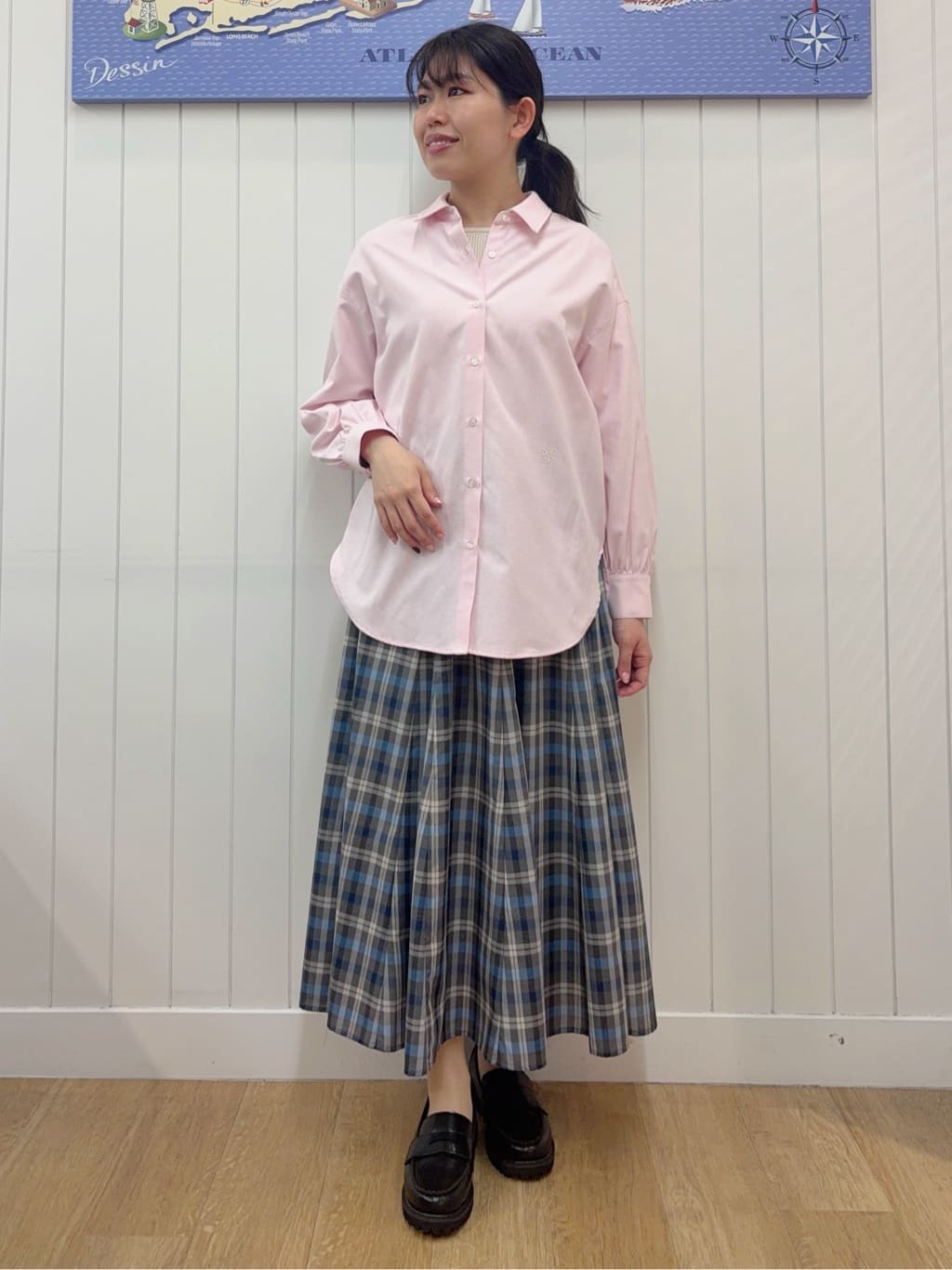 Mayaさんの「Dessin｜【軽量】コットンリネンパイピングバッグ」を使ったコーディネート