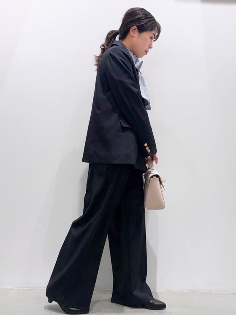 ＷＡさんの「grove｜【マシンウォッシュ/防シワ】ダブルテーラードジャケット【着回しカセット】」を使ったコーディネート