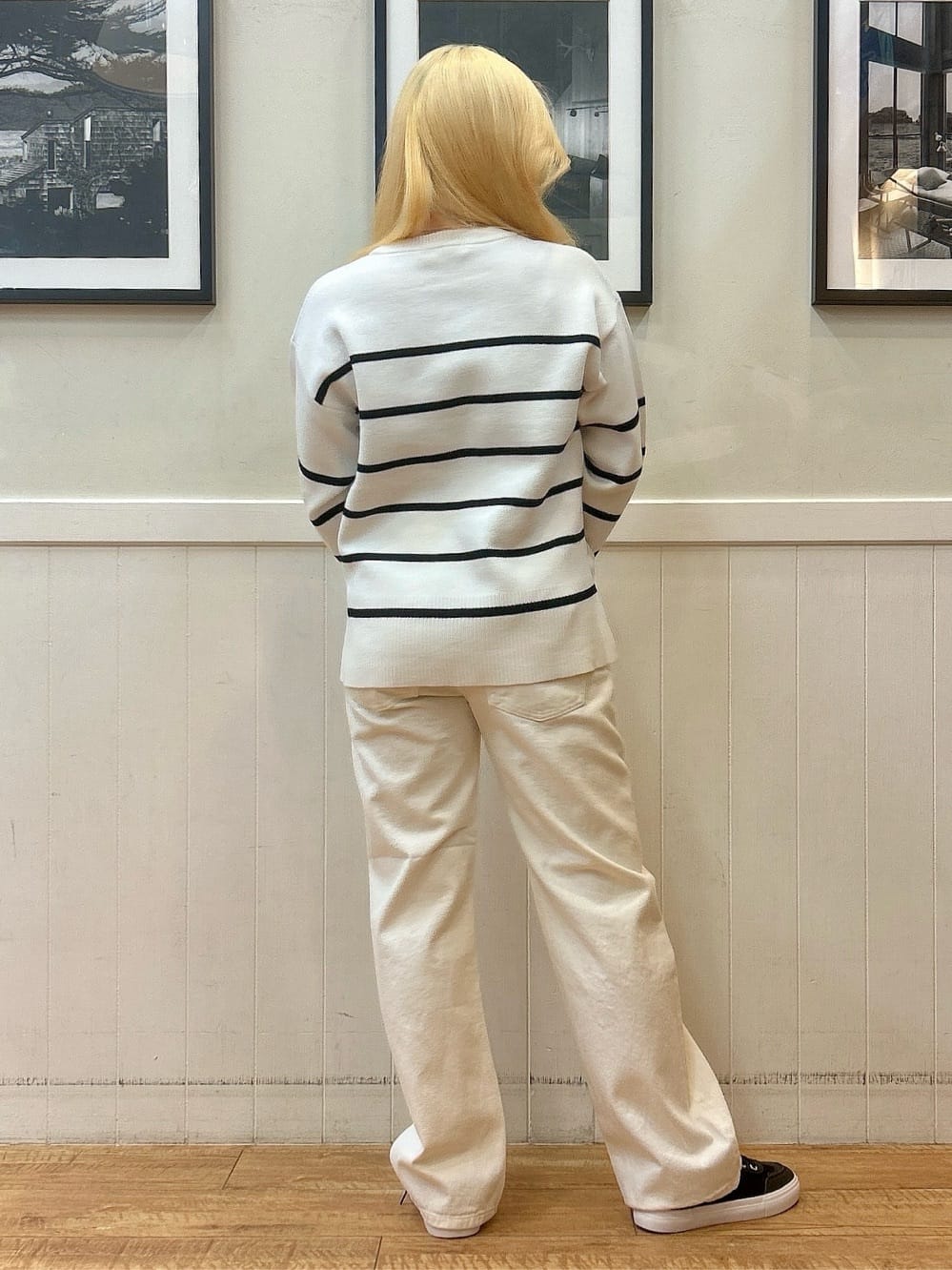 あんこさんの「SHOO･LA･RUE｜【SHOO・LA・RUE DENIM/SS-LL】程よい厚みの ストレートデニムパンツ（10.5オン」を使ったコーディネート