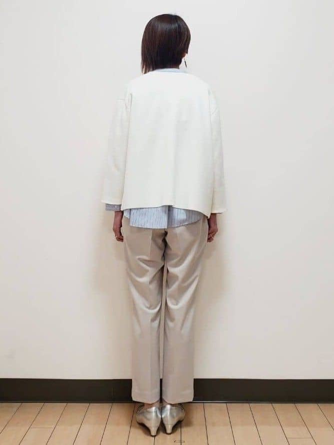 yuuさんの「Reflect｜【着回し力◎】ジャケット風ニットカーディガン」を使ったコーディネート
