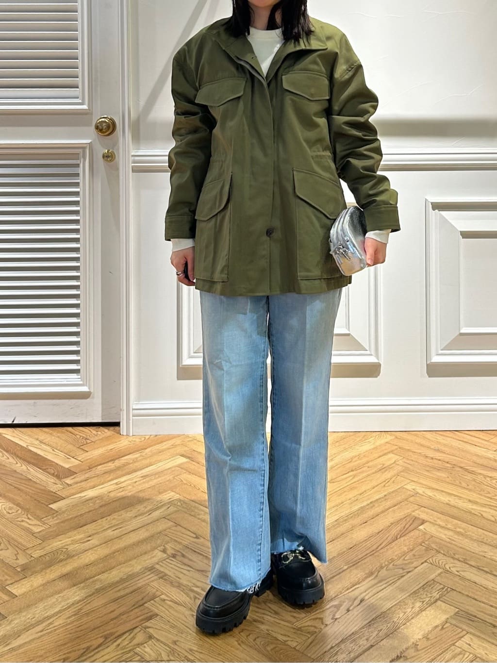 cocoさんの「DRESSTERIOR｜◆【ウォッシャブル】コットンフルニードルニット」を使ったコーディネート