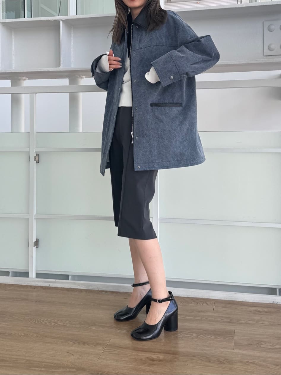 designer yukaさんの「CODE A｜pigment denim coverall」を使ったコーディネート