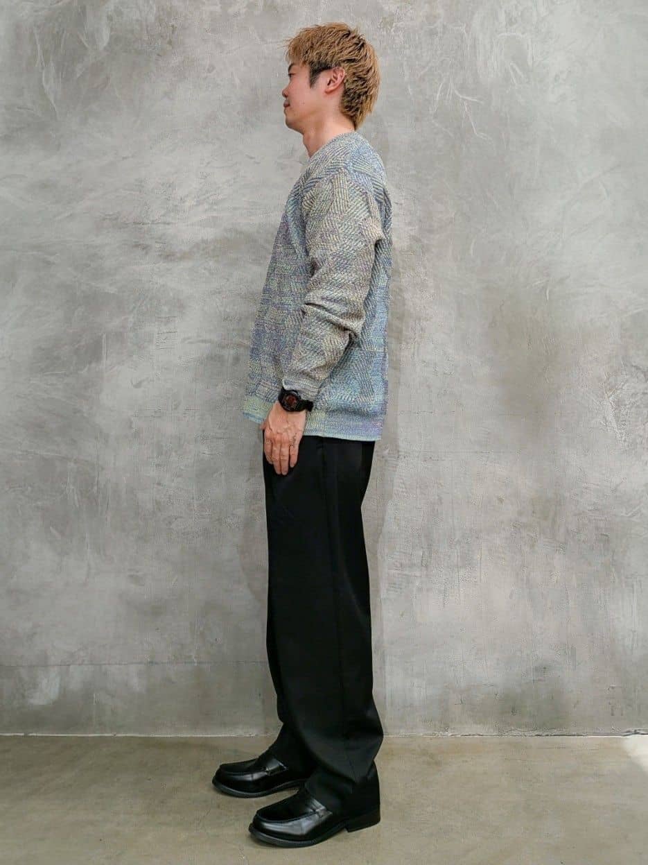 daiさんの「THE SHOP TK｜【頑張りすぎないオシャレ】ミックスヤーンニット　洗濯機OK／軽量」を使ったコーディネート