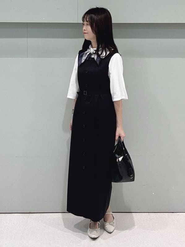 makiさんの「UNTITLED｜【洗える/清涼感】袖スリットニットプルオーバー」を使ったコーディネート