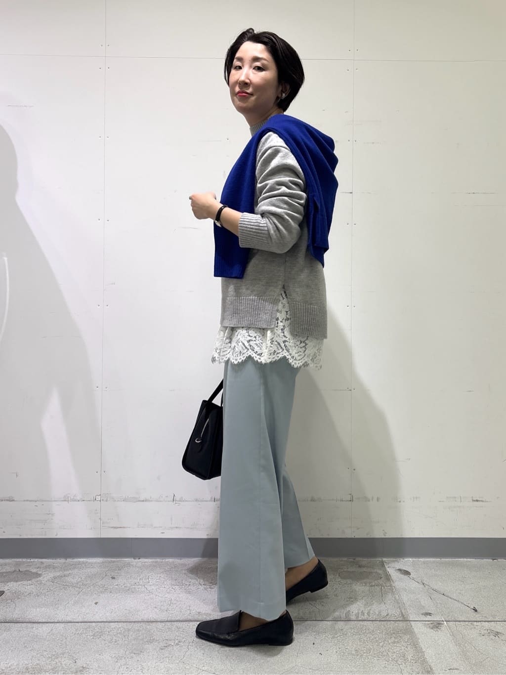 yuriさんの「INDIVI｜【カシミヤ混】ミドルゲージ ハイネックニット」を使ったコーディネート
