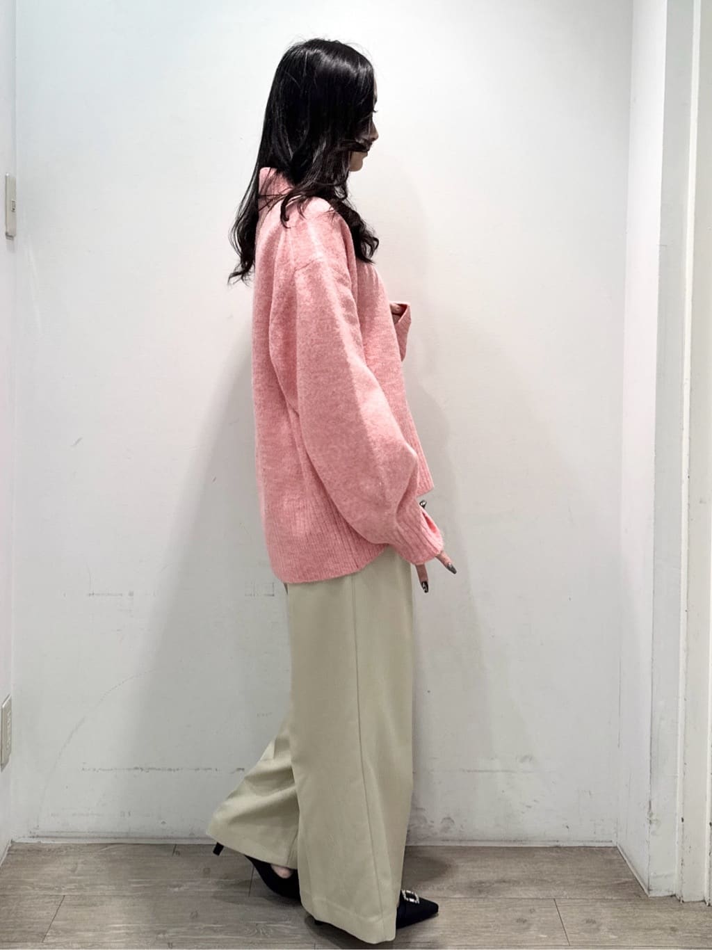 yuicciさんの「OPAQUE.CLIP｜ふわふわハイネックニット【洗濯機OK】」を使ったコーディネート