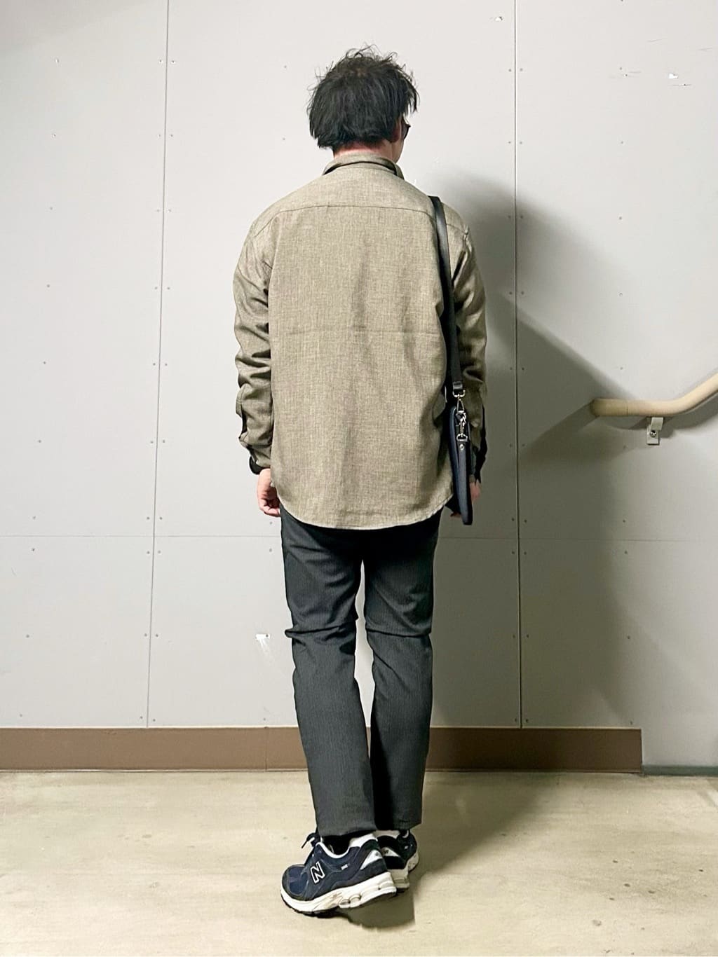 KENJI Iさんの「THE SHOP TK｜【LINO FINE】リネンライク 長袖シャツ UVカット/イージーケア/吸水速乾/洗濯機OK」を使ったコーディネート