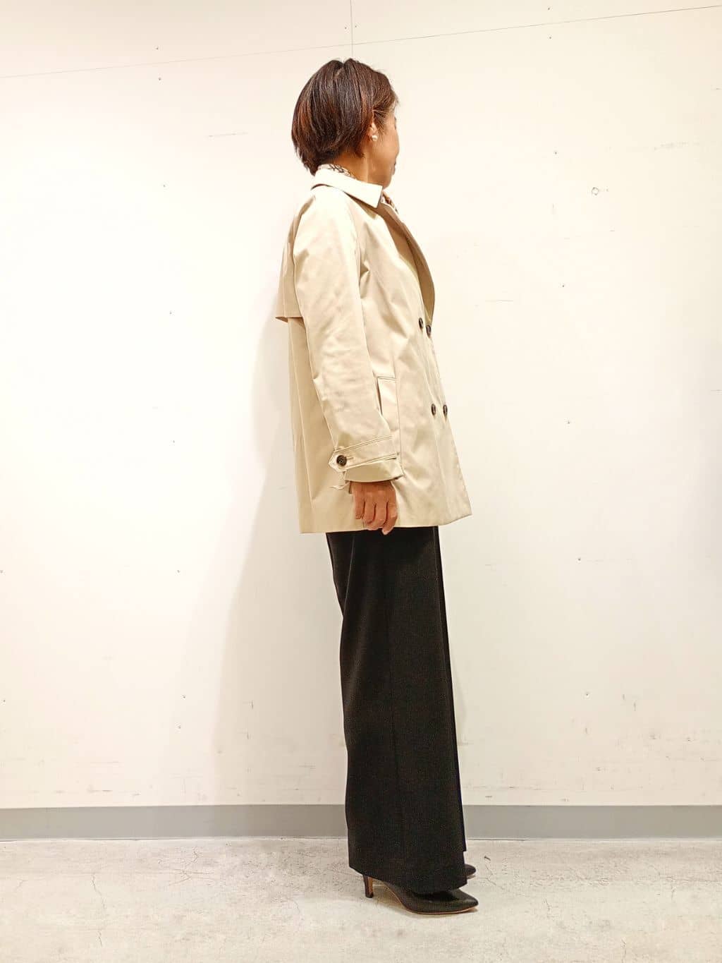 Kさんの「INDIVI｜【洗える／華やか】袖プリーツニット」を使ったコーディネート