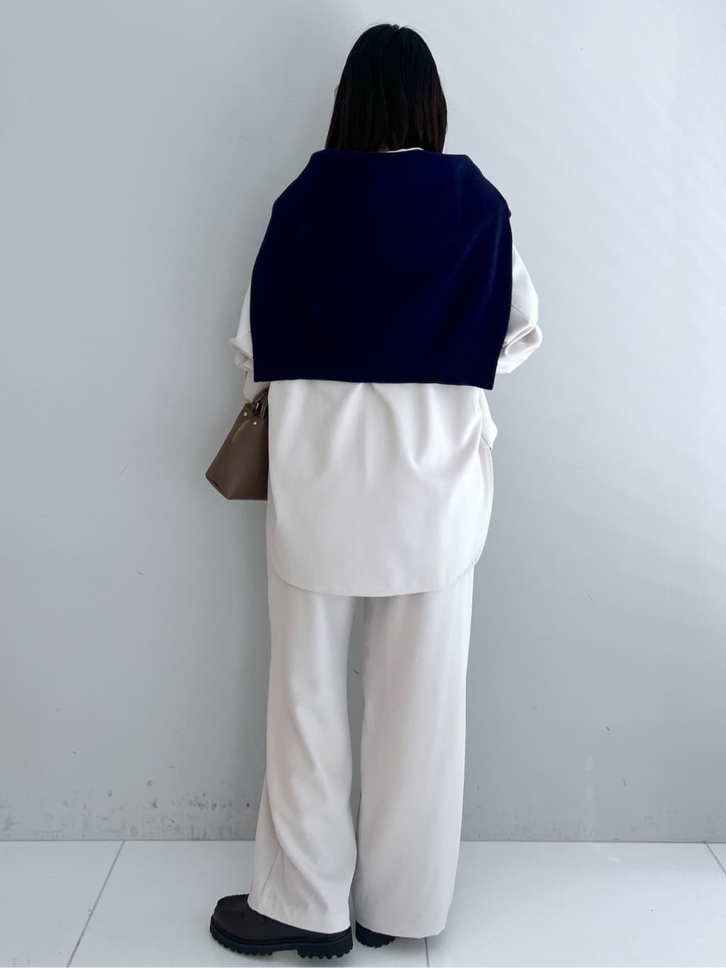 Hirokaさんの「Dessin｜【2点セット・洗える】メランジツイルセットアップ」を使ったコーディネート
