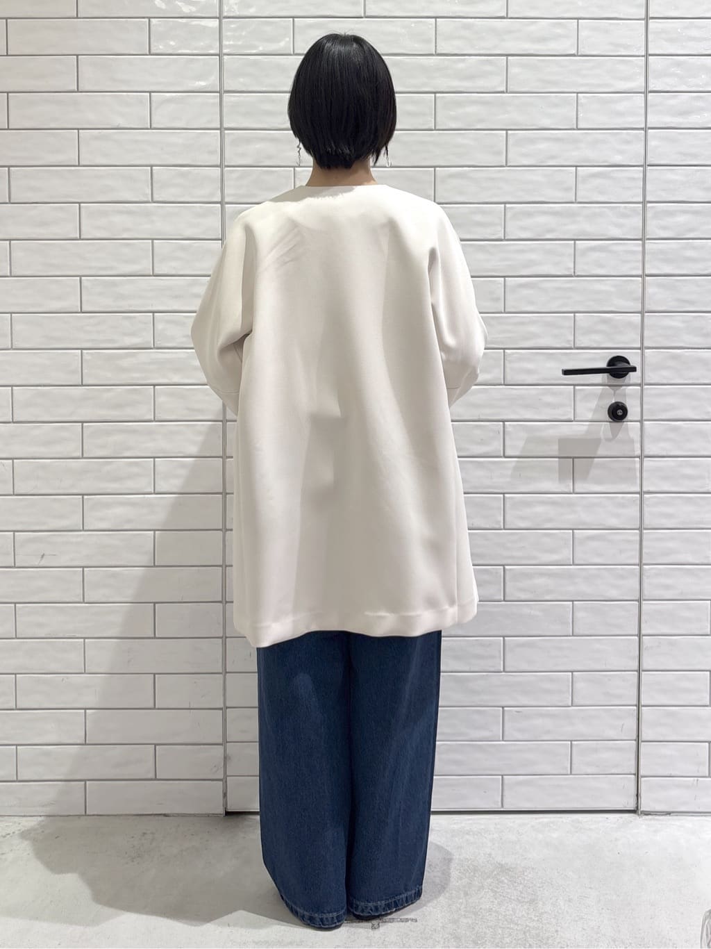 ayumiさんの「OPAQUE.CLIP｜フォルムスリーブミドルコート【洗濯機OK】」を使ったコーディネート