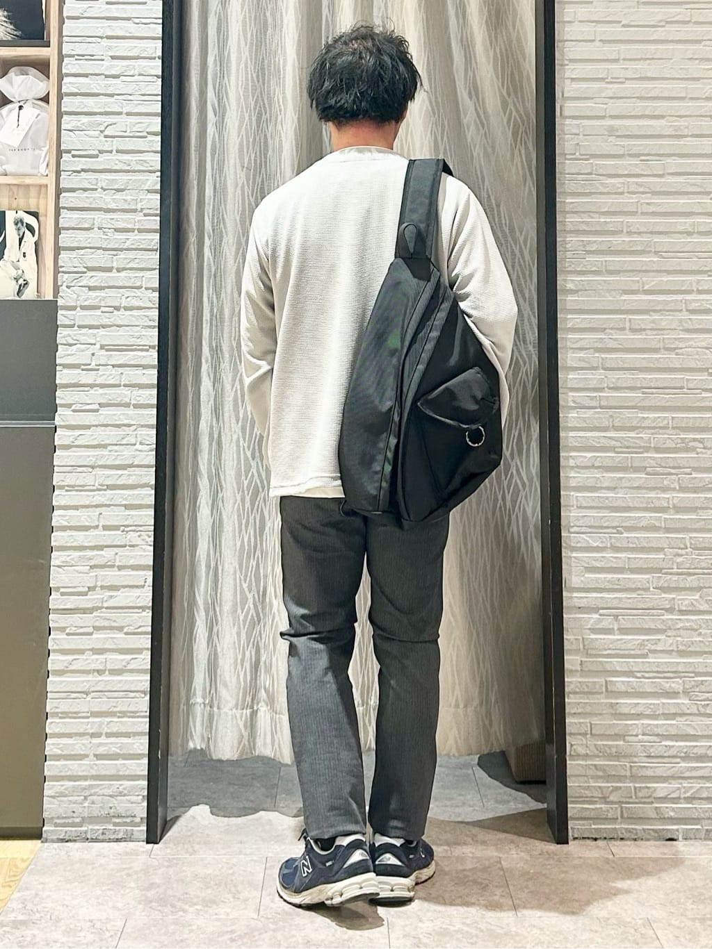 KENJI Iさんの「THE SHOP TK｜【2点セット】カーディガン＋半袖Tシャツ 洗濯機OK」を使ったコーディネート