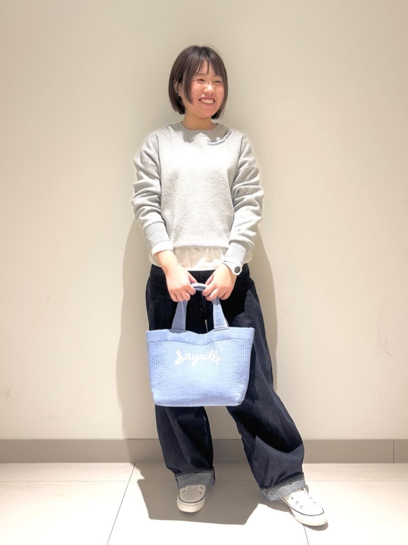 Liriさんの「Dessin｜【洗える】ワイドカーブシルエット12OZデニム」を使ったコーディネート