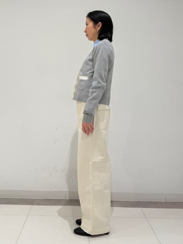 MIYAKAWAさんの「DRESSTERIOR｜◆ウォッシャブル コットンカシミヤ コンビカーデ」を使ったコーディネート