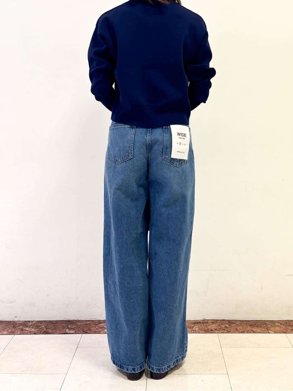 さいとうさんの「OPAQUE.CLIP｜ハーフZIP刺繍ロゴニット【洗濯機OK】」を使ったコーディネート