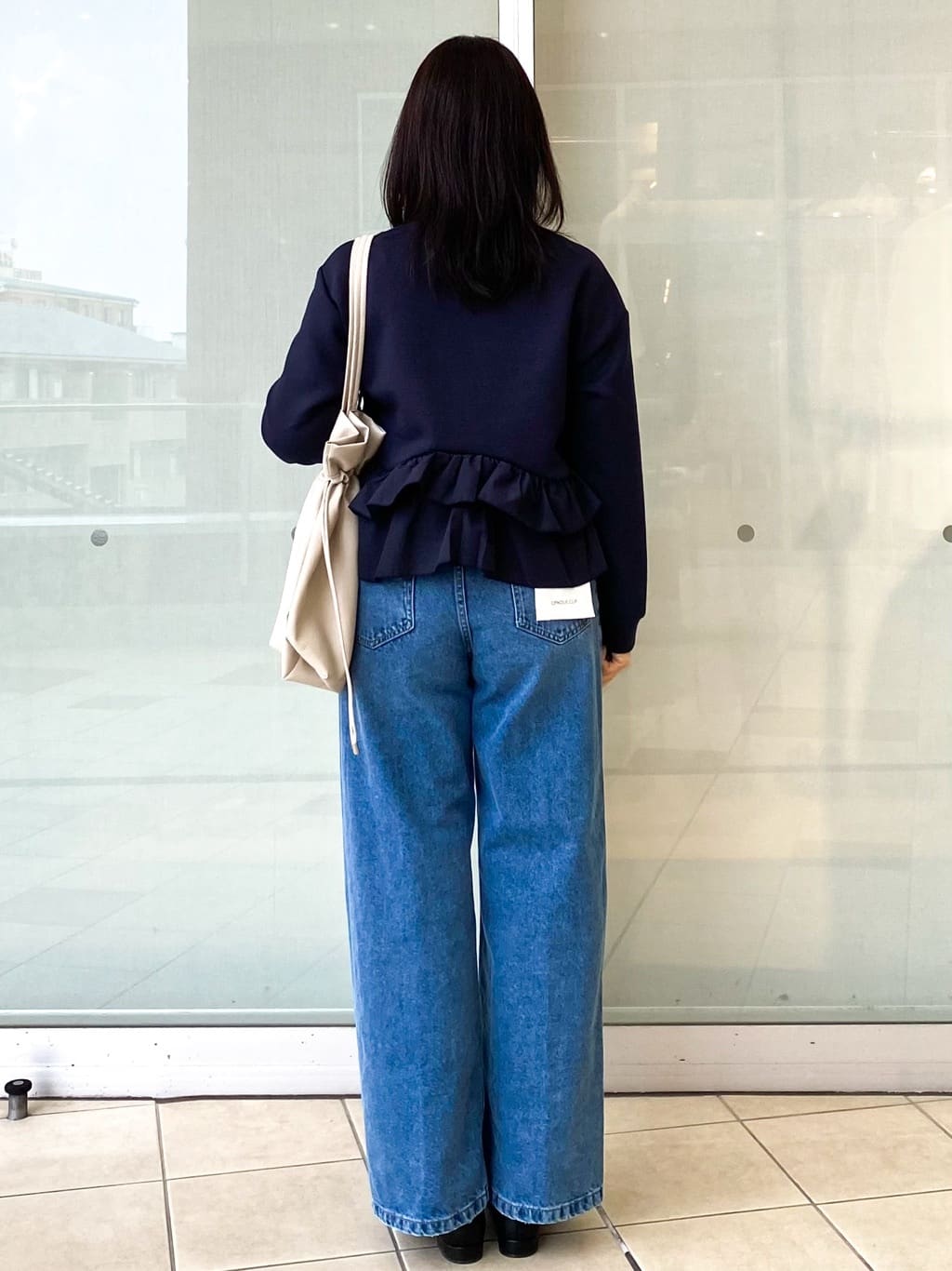 Jeanさんの「OPAQUE.CLIP｜裾フリルドッキングトップス【洗濯機OK】」を使ったコーディネート