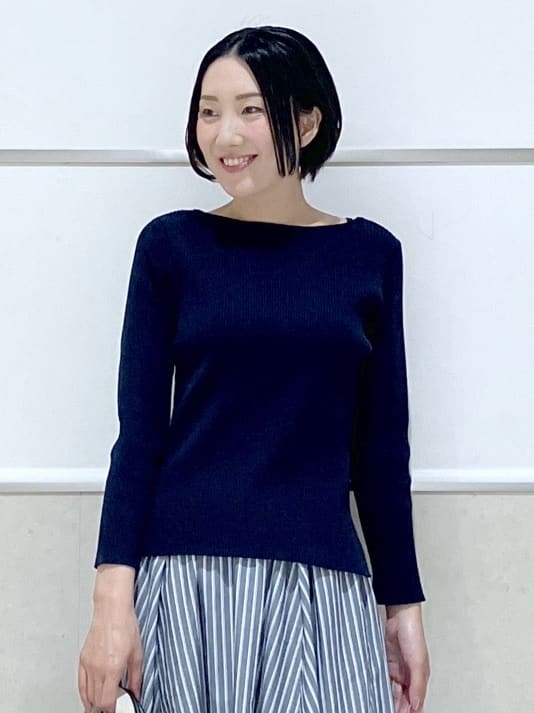 eriko さんの「Dessin｜【セットアップ可/洗える】ストライプシャツジャケット」を使ったコーディネート