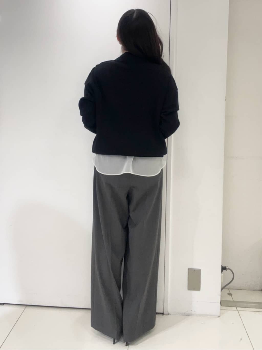 moeさんの「UNTITLED｜【洗える】ミラノリブニット」を使ったコーディネート