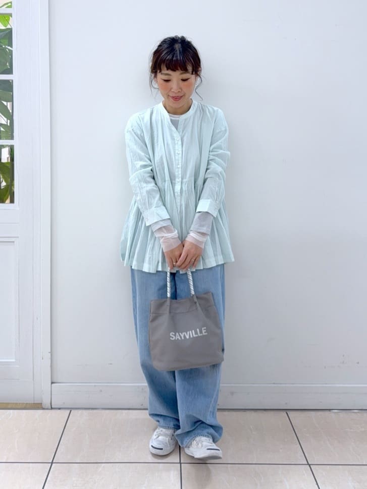 Osawaさんの「Dessin｜ボイルブラウス」を使ったコーディネート