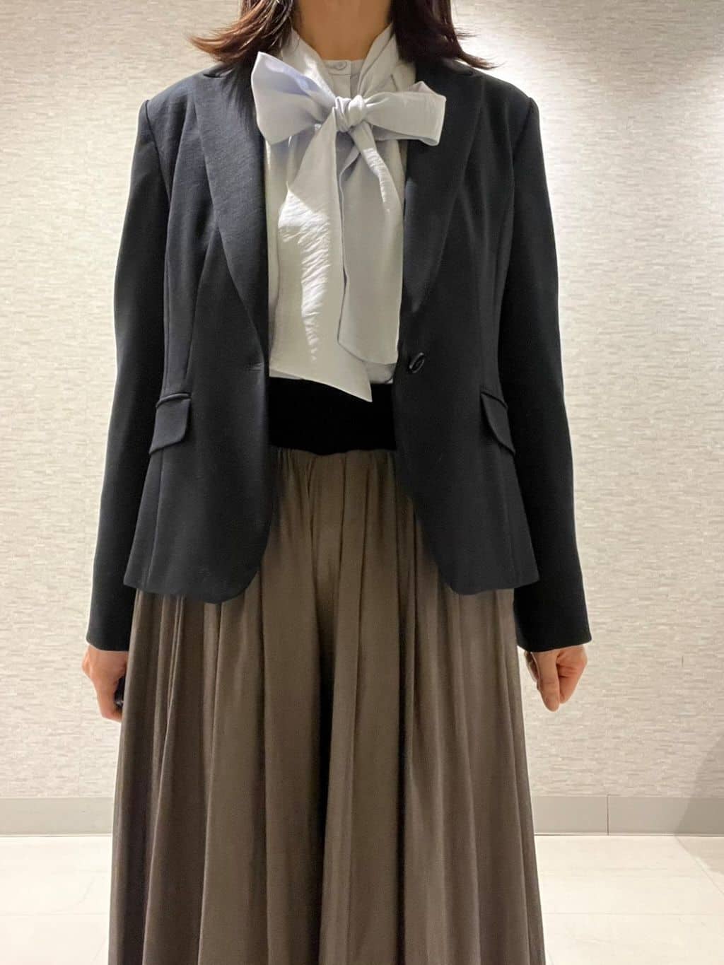 marikoさんの「Reflect｜【SS-4Lサイズ】匠ジャケット／ベーシックテーラード／WEB先行カラーあり」を使ったコーディネート