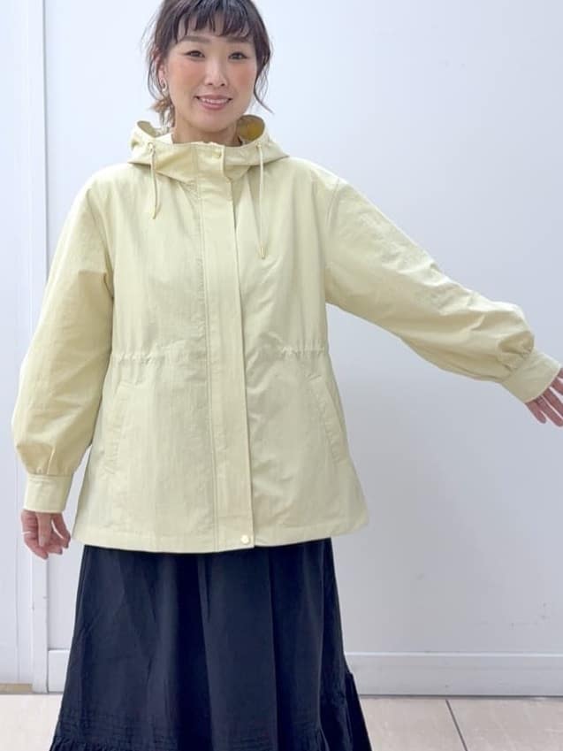 Osawaさんの「Dessin｜【撥水・洗える】フーデッドライトブルゾン」を使ったコーディネート