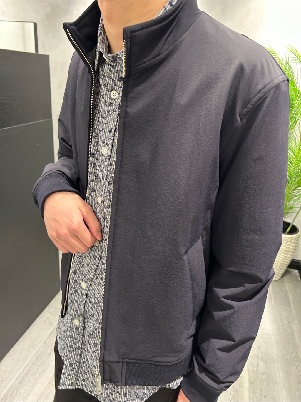 ruiさんの「TAKEO KIKUCHI｜スタンドカラー ショート リブ ブルゾン」を使ったコーディネート
