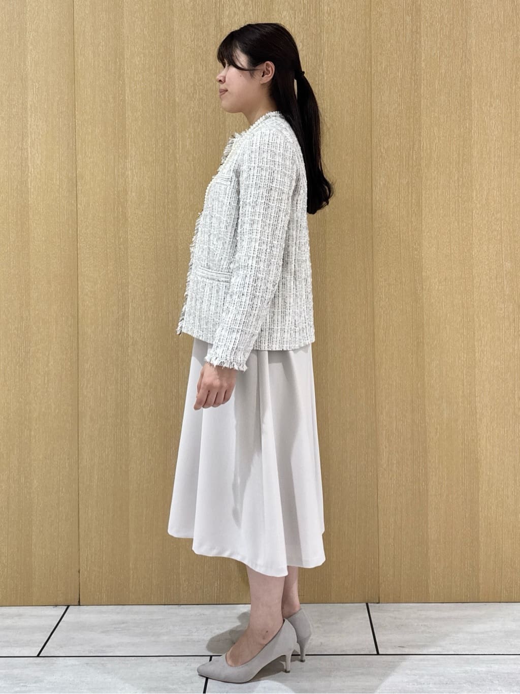 nanaさんの「UNTITLED｜【仕事着/スーツ】ファンシーツイード ジャケット」を使ったコーディネート