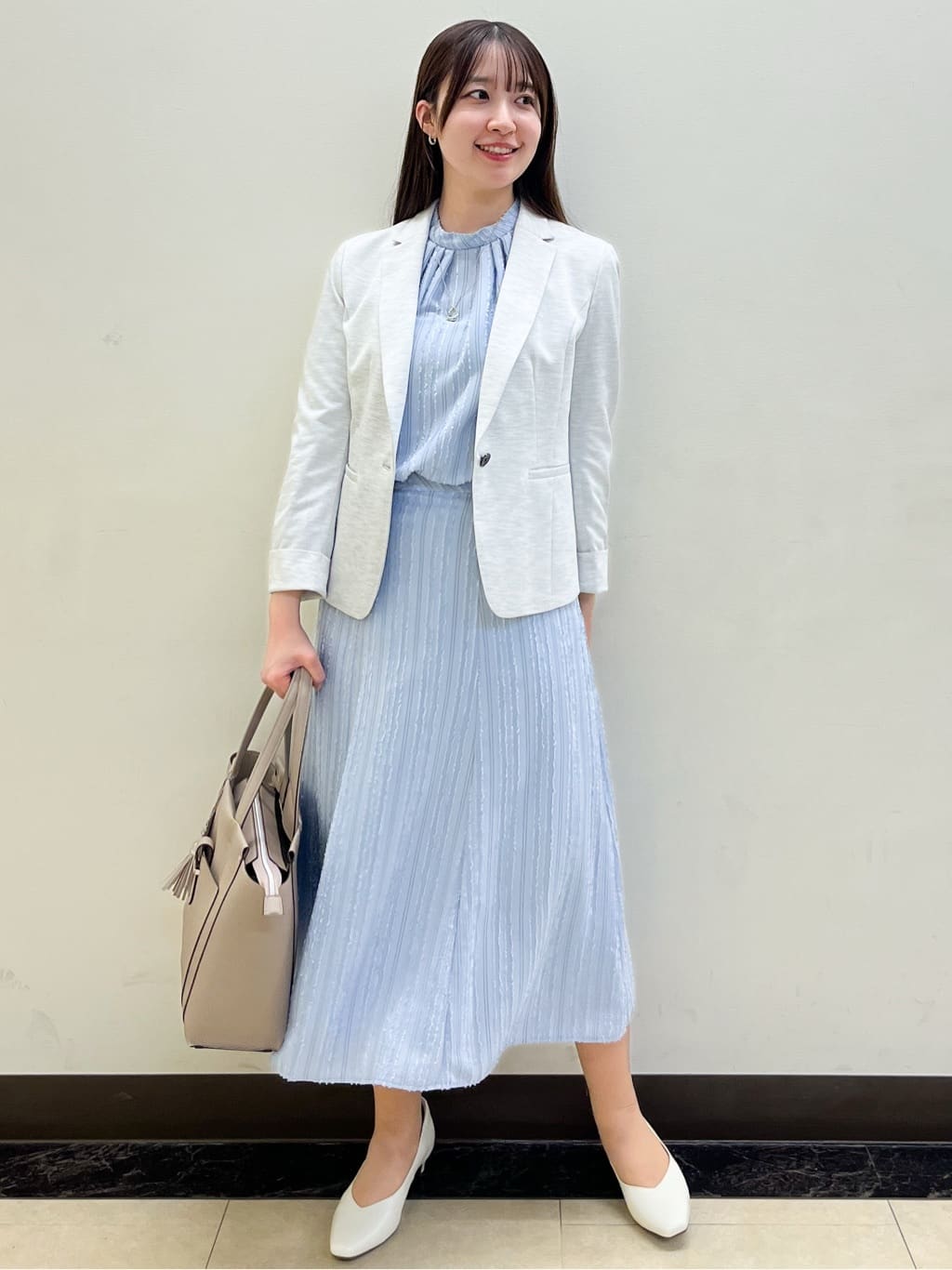 mikikoさんの「Reflect｜【SS-4Lサイズ／UVカット／接触冷感】匠ジャケット／ベーシックテーラード」を使ったコーディネート
