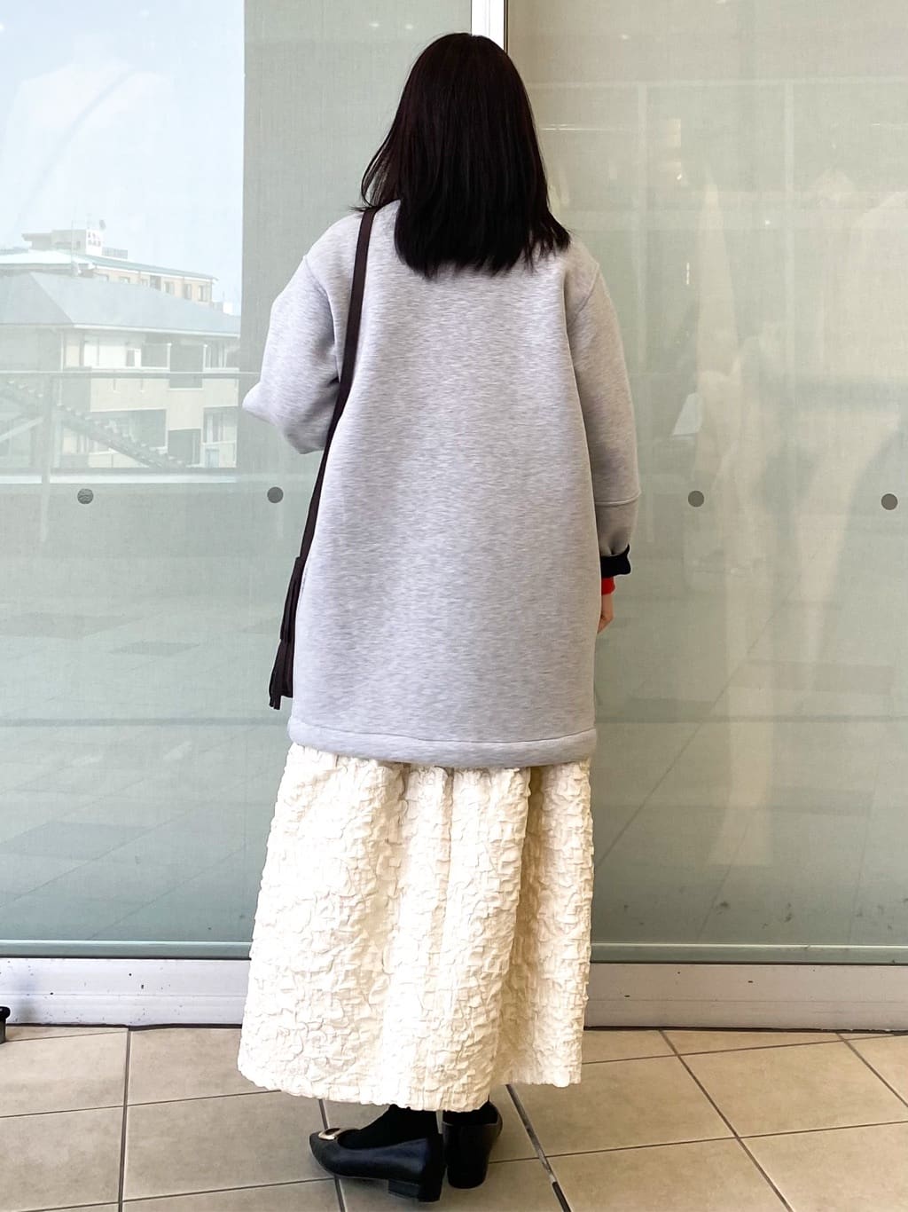 Jeanさんの「OPAQUE.CLIP｜リバーシブル配色ノーカラーコート【洗濯機OK】」を使ったコーディネート