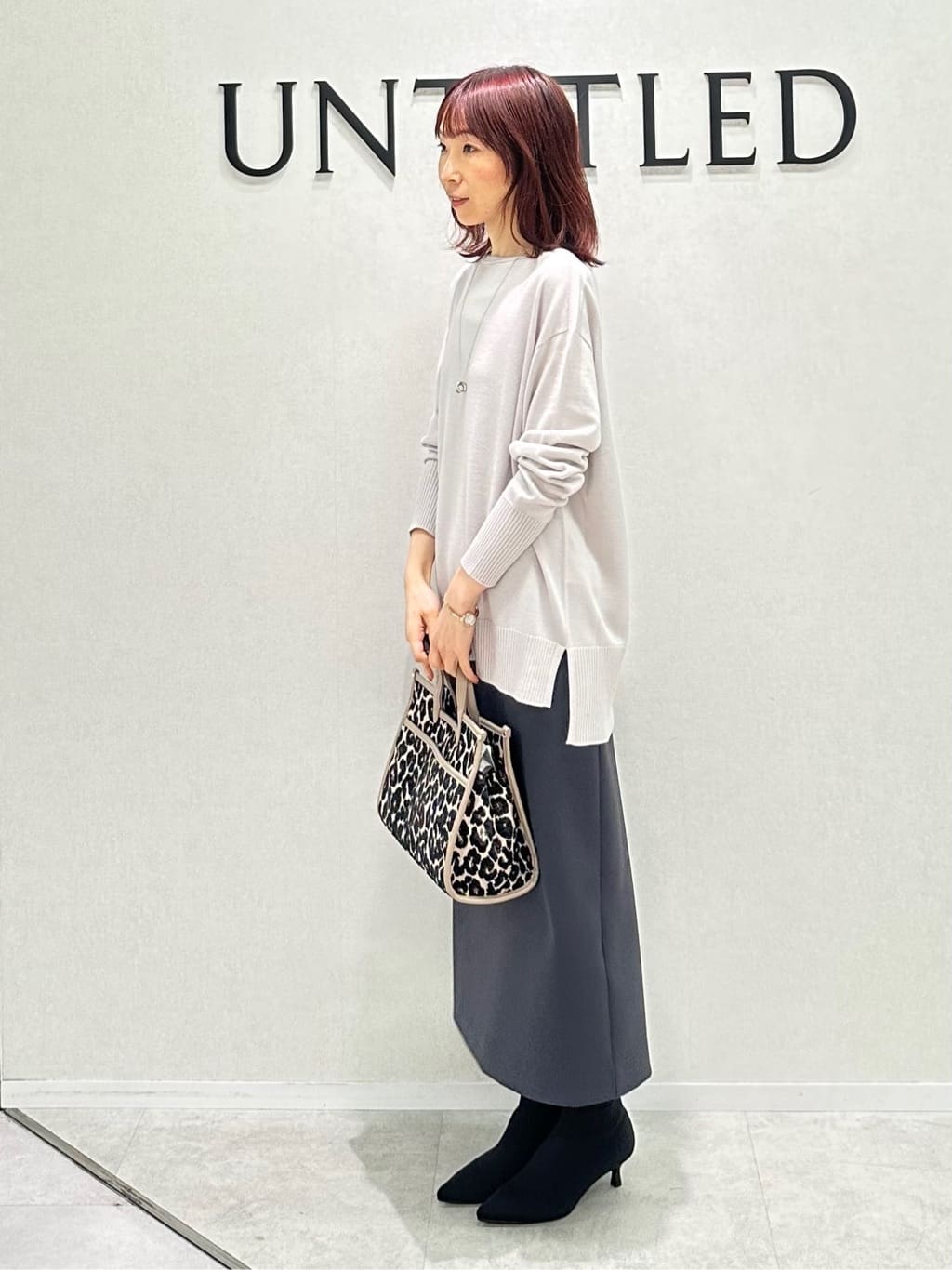 Miwaさんの「UNTITLED｜【8色展開/体型カバー】魅せるタイムレスニット」を使ったコーディネート