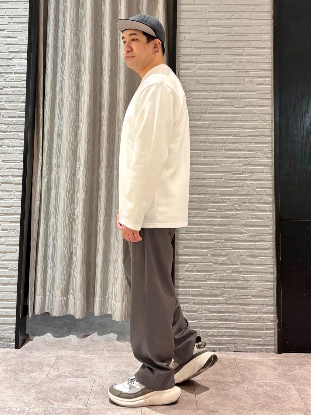 Pーyamaさんの「THE SHOP TK｜FLEX LINE ストレッチリブブルゾン　ストレッチ/防シワ/マシンウォッシャブル/セットアップ可」を使ったコーディネート