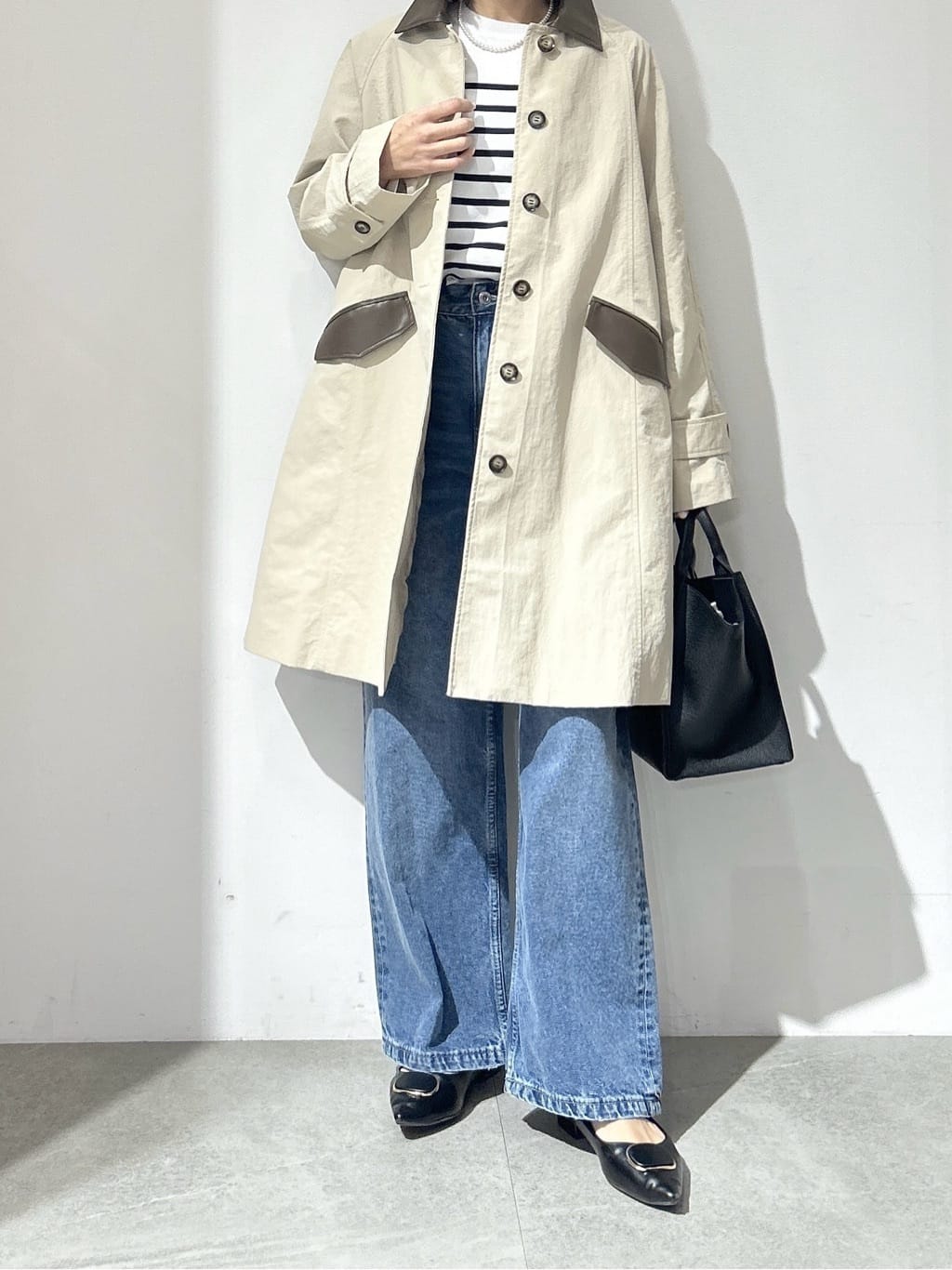 NAKAさんの「OPAQUE.CLIP｜撥水ステンカラーコート【洗える】」を使ったコーディネート