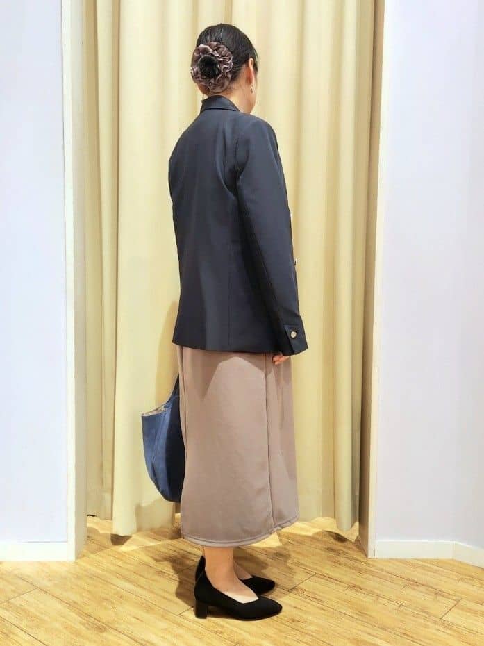くまさんの「SHOO･LA･RUE｜【セットアップ可/S-LL/洗濯機可】マニッシュに決まる ダブルブレストジャケット」を使ったコーディネート
