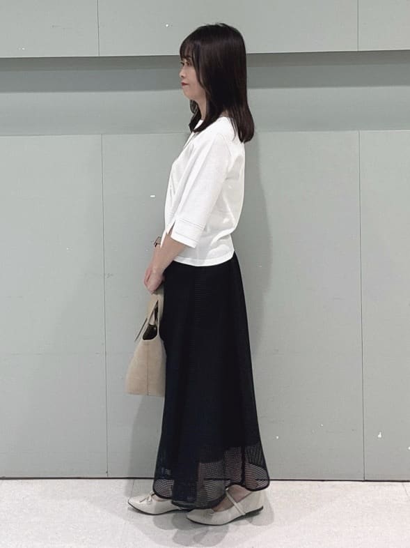 makiさんの「UNTITLED｜◆【セットアップ可/はっ水】シャイニータイプライターブルゾン」を使ったコーディネート