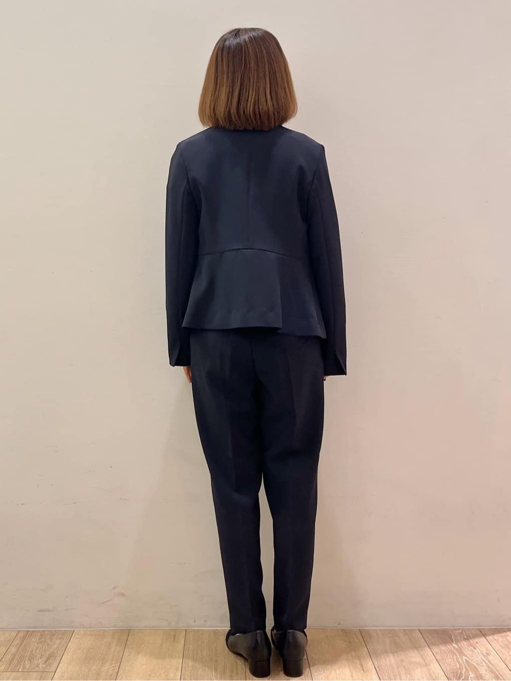 kcさんの「OPAQUE.CLIP｜ストレッチノーカラージャケット／セットアップ対応【洗濯機OK／防シワ／イージーアイロン】」を使ったコーディネート