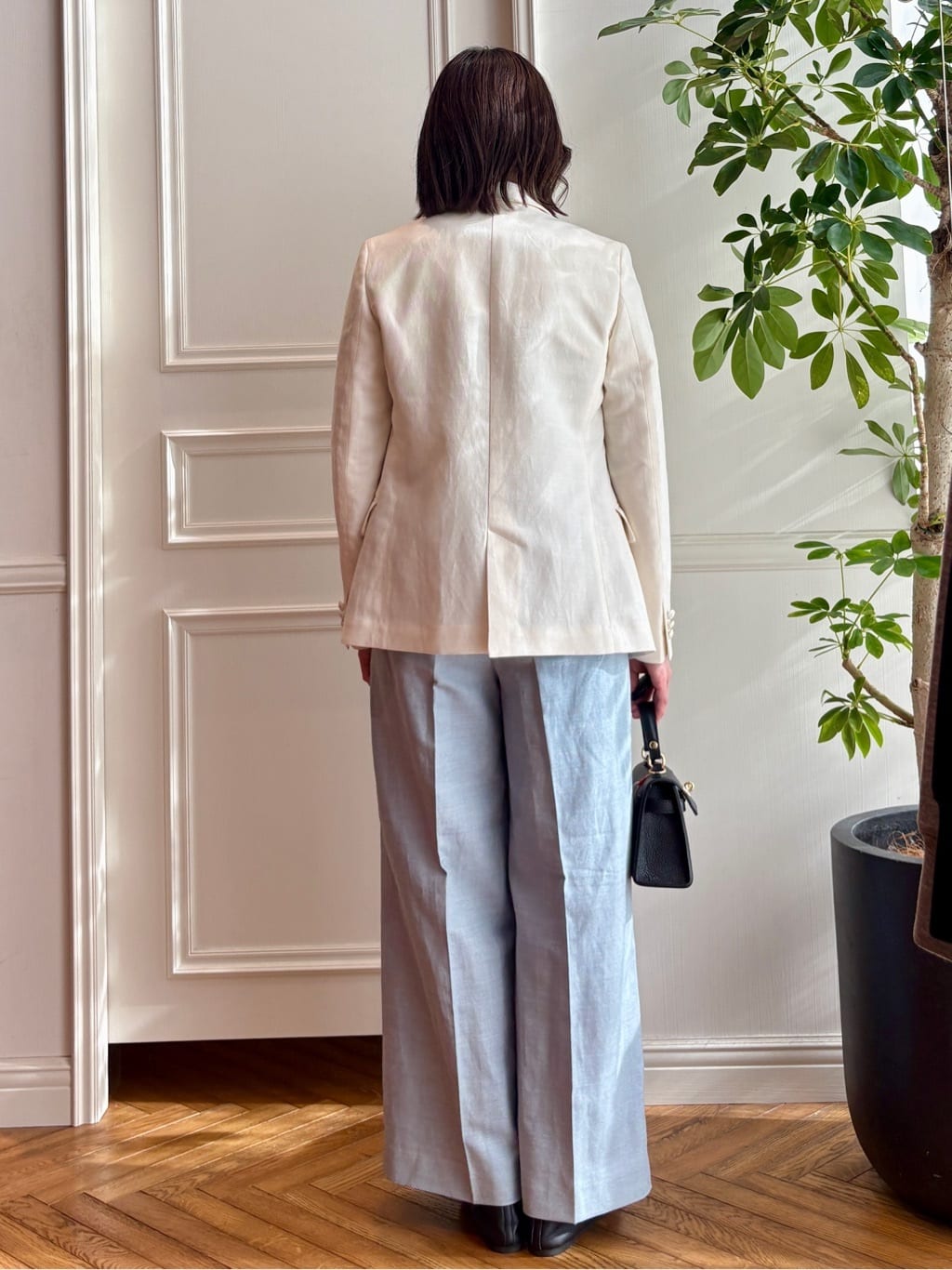 nakaoさんの「DRESSTERIOR｜◆【ウォッシャブル】コットンフルニードルボーダーニット」を使ったコーディネート