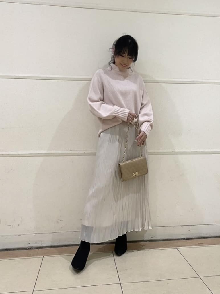 watanabeさんの「UNTITLED｜【洗える】スポンディッシュ ボトルネックニット」を使ったコーディネート