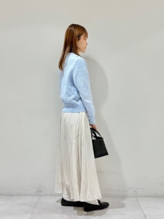 kyokaさんの「UNTITLED｜【洗える/ジャケット風】ツイードニットカーディガン」を使ったコーディネート