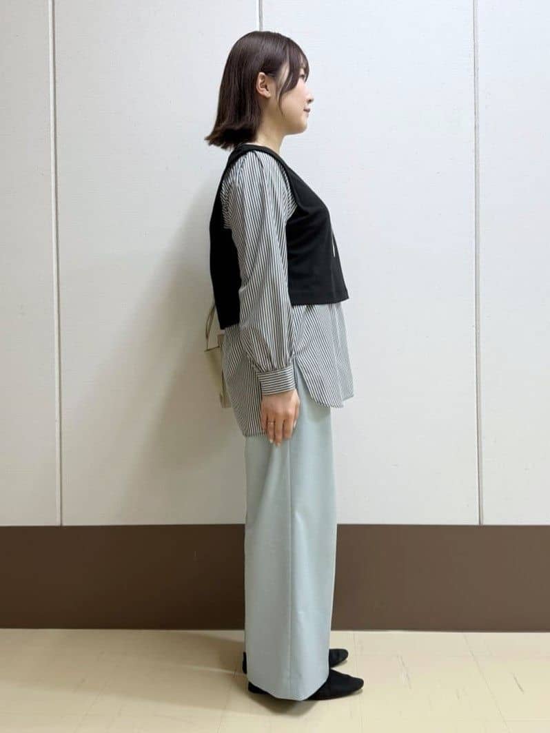 Rikoさんの「INDIVI｜【洗える／UVケア】レイヤード風デザイントップス」を使ったコーディネート