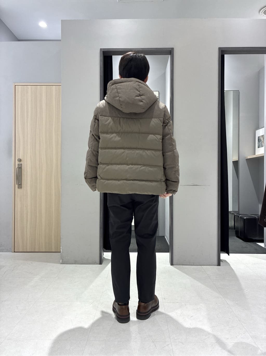 わいずみさんの「TAKEO KIKUCHI｜カラーコンビ ダウンブルゾン」を使ったコーディネート