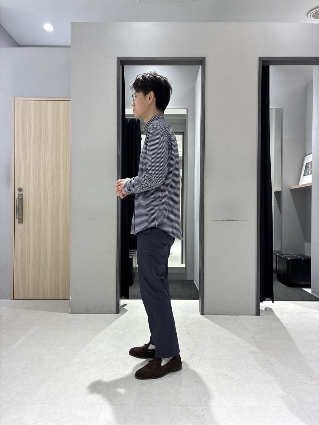 わいずみさんの「TAKEO KIKUCHI｜スタンドカラー ショート リブ ブルゾン」を使ったコーディネート