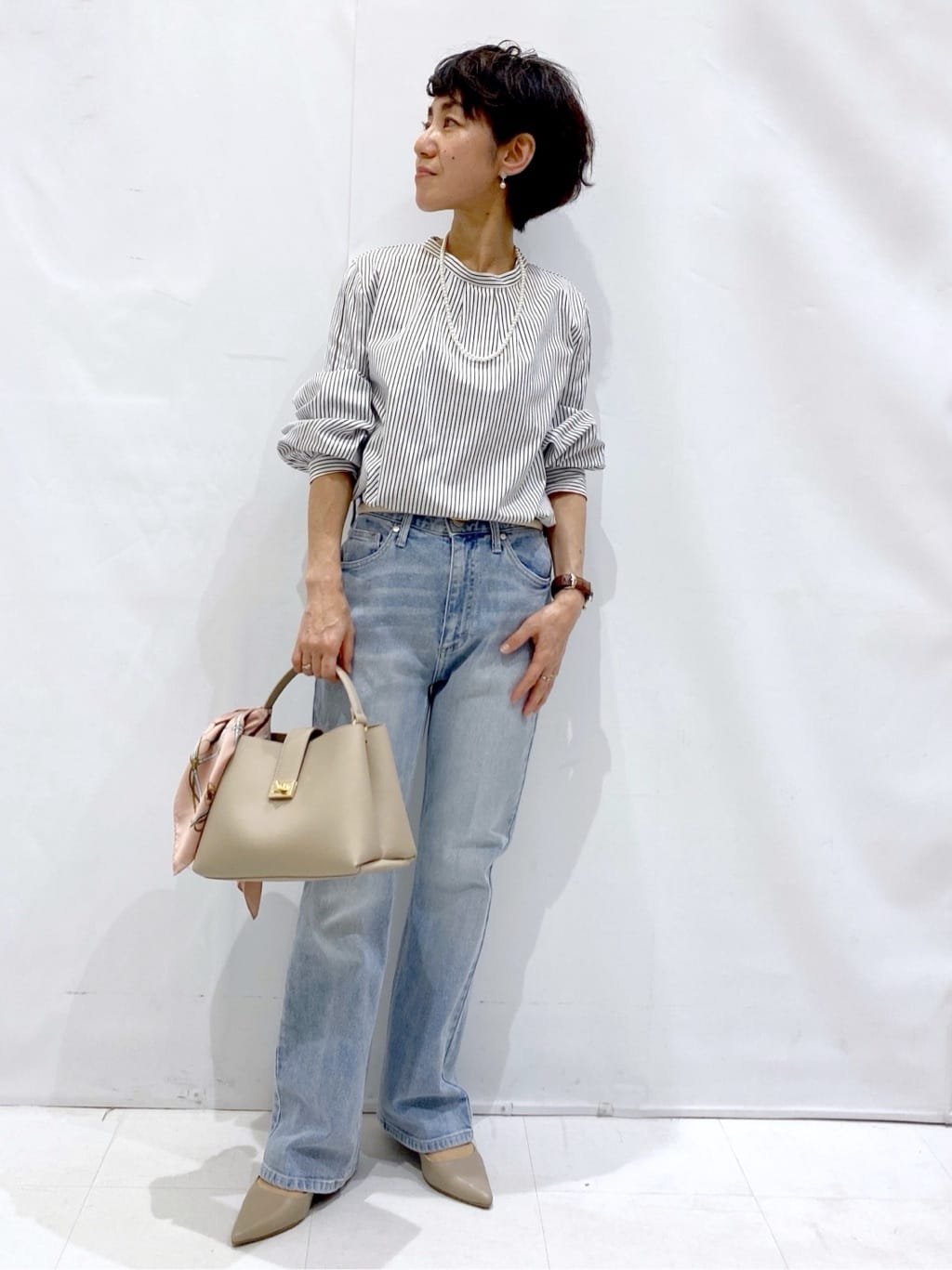 Bonさんの「OPAQUE.CLIP｜ミドルトレンチコート【洗濯機OK】」を使ったコーディネート