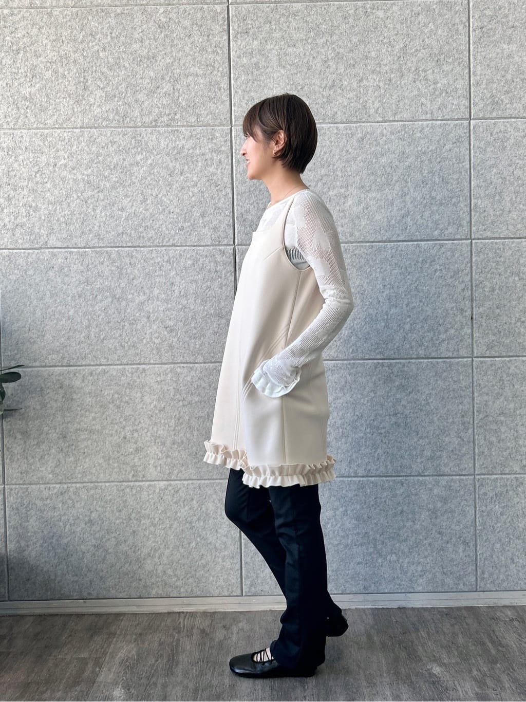 harunaさんの「CODE A｜【Re】zip leggings pants」を使ったコーディネート
