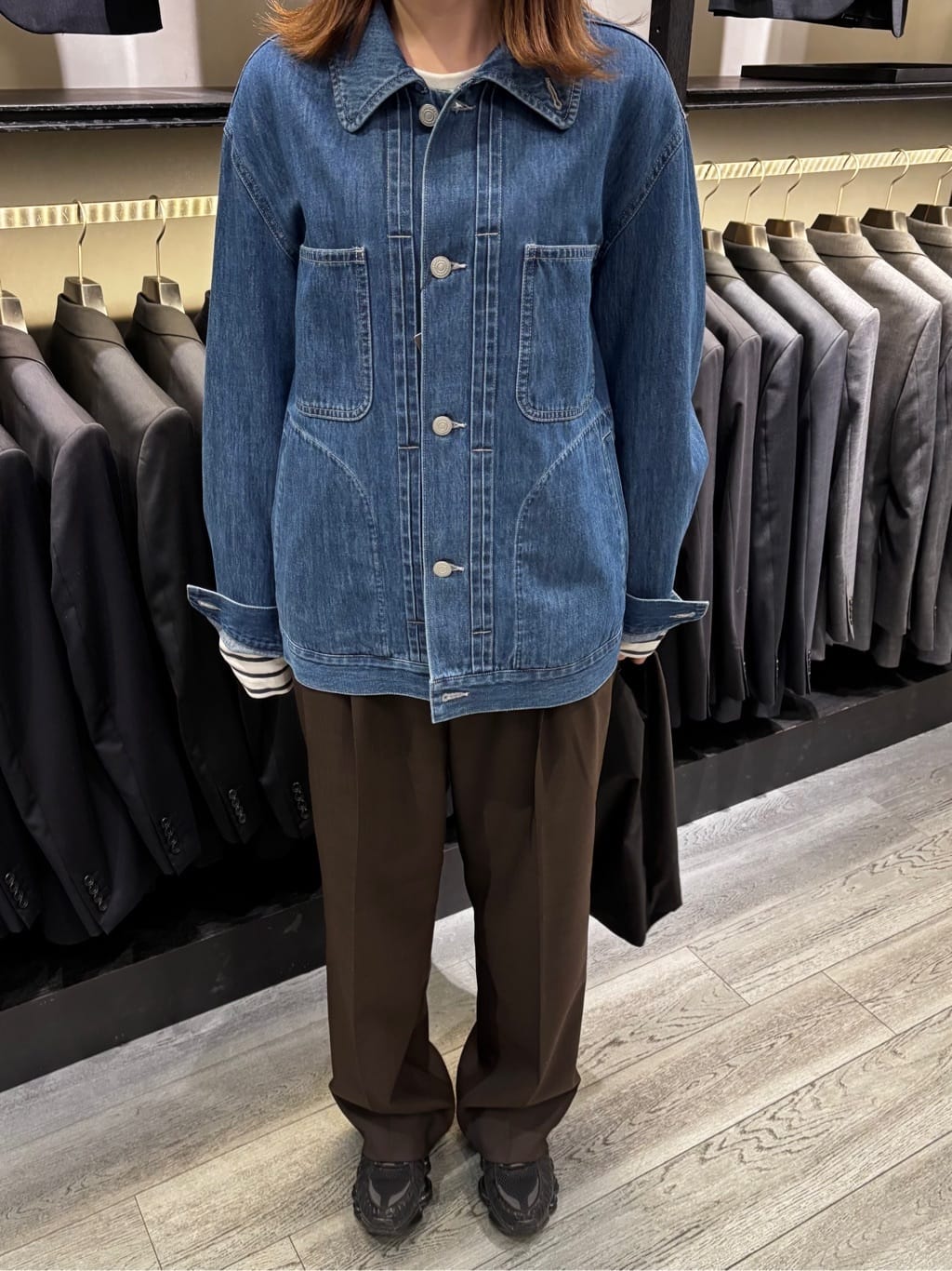 ウララさんの「TAKEO KIKUCHI｜【BOWLER HAT LABEL】エクスプローラー Gジャン」を使ったコーディネート