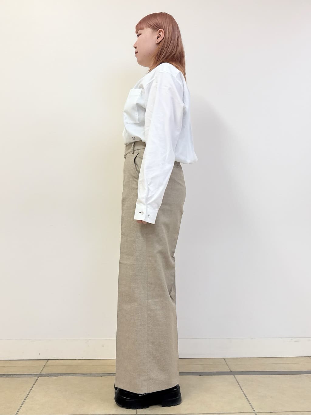 なかもとあきさんの「DRESSTERIOR｜【セットアップ可】リネンブレンドダブルブレストジャケット」を使ったコーディネート